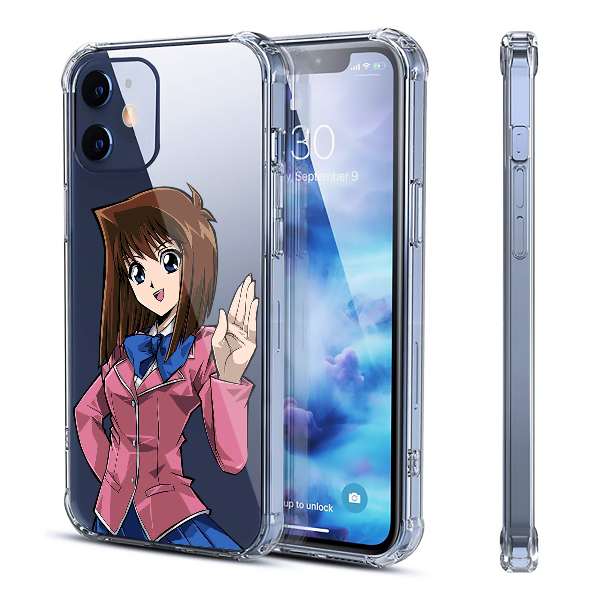 （画像用） 遊☆戯☆王 Yu-Gi-Oh! 【iPhone 12シリーズ対応】透明スマホケース（クリアソフトケース）